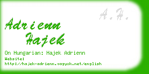 adrienn hajek business card